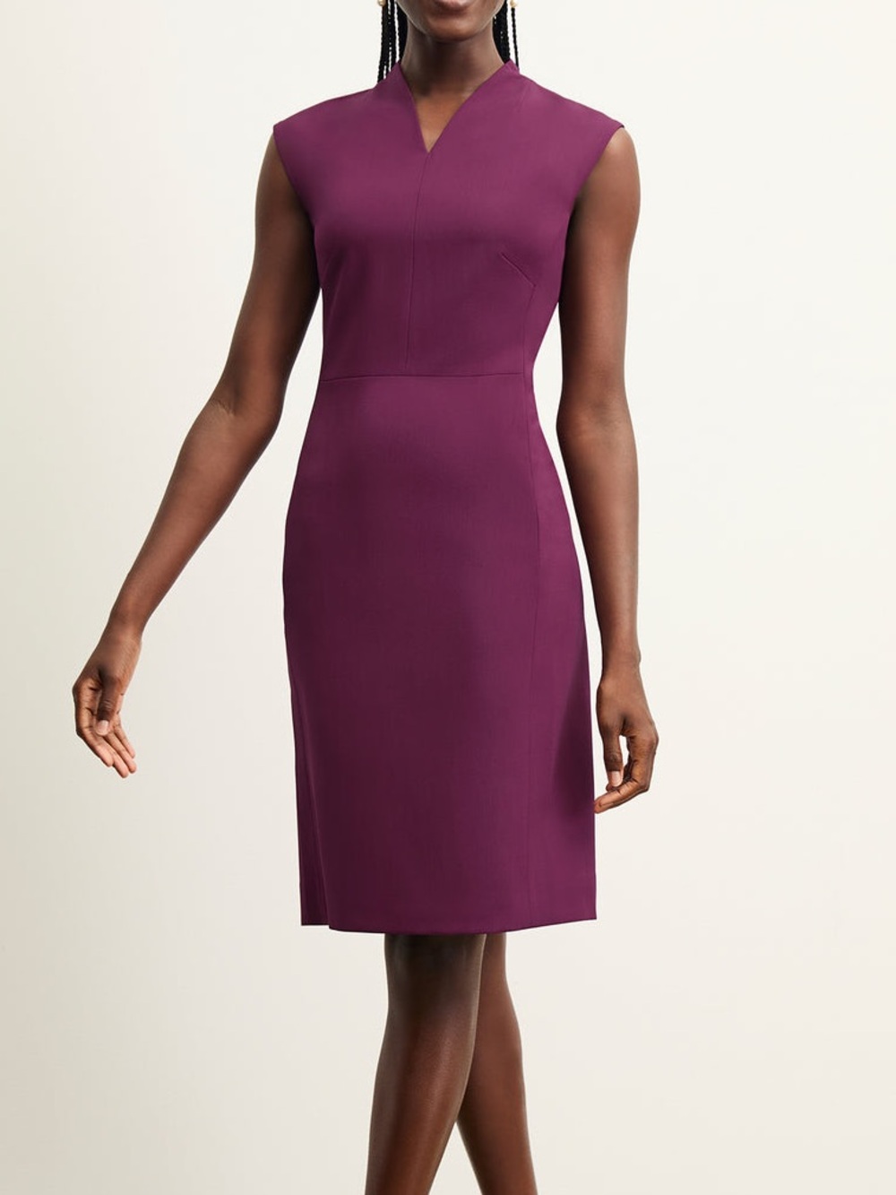 M.M.LaFleur Aditi Dress • 16 • Plumberry Career Office Business